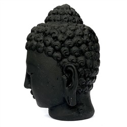 Статуэтка ГОЛОВА БУДДЫ (камень, разные цвета, 12 см.), 1 шт.