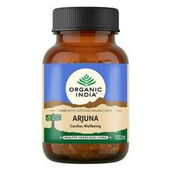 ARJUNA Cardiac Wellbeing, Organic India (АРДЖУНА, здоровое сердце, Органик Индия), 60 капс.