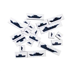 Магнитная игра в жестяной коробке «Морской бой»