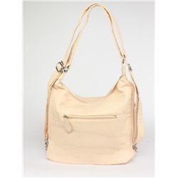 Сумка женская искусственная кожа Guecca-803,   (рюкзак-change)  1отд+карм/перег,  бежевый 254711