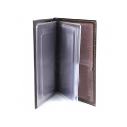 Обложка для автодокументов Premier-О-71 натуральная кожа коричн.темный гладкий (88)  148814