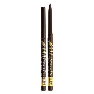 Карандаш для бровей механический BROW Filler & Fix тон 504(Brown) 0.35гр.