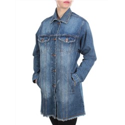 D3026 BLUE Куртка джинсовая женская  DIMARKIS DAY (98% хлопок 2% эластан) размер S - 46/48 российский