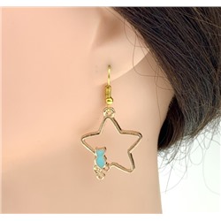 Сережки «Звёздный кот»