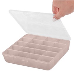 Органайзер для мелочей Keeplex Fiori с разделителями L 20х20х4,5 см KL401610005 бежевый топаз