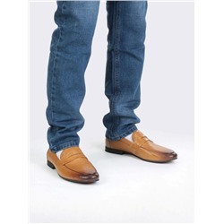 C155-3 BROWN Полуботинки мужские (натуральная кожа) размер