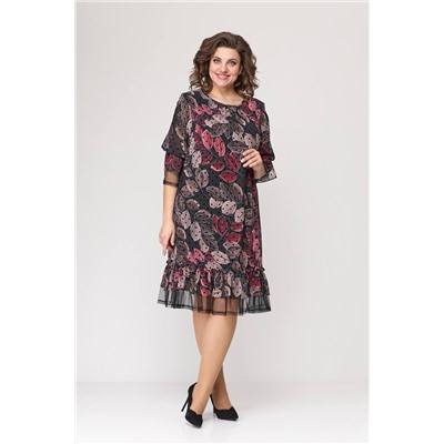 Moda Versal П2205 бордо, Платье