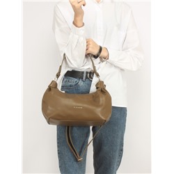 Сумка женская искусственная кожа DJ-CM 6558- OLIVE GREEN,  1отд,  плечевой ремень,  олива 250665