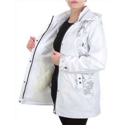 F806 WHITE Ветровка женская CO-COCOPINE (85% хлопок, 15% полиэстер) размер 42 (идет на 48 российский)