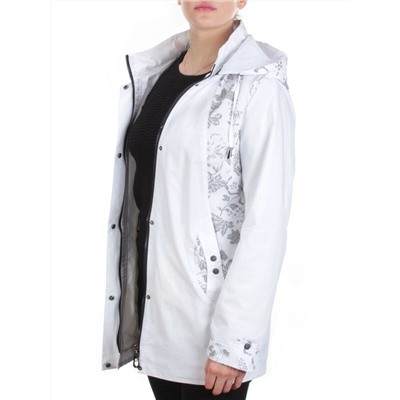 F806 WHITE Ветровка женская CO-COCOPINE (85% хлопок, 15% полиэстер) размер 42 (идет на 48 российский)