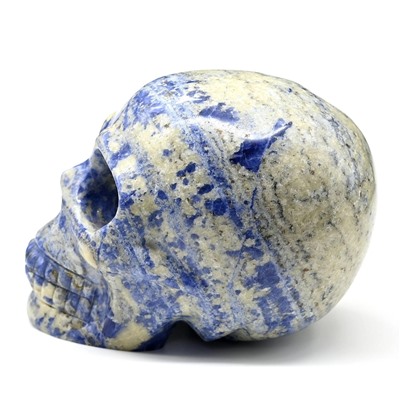 Череп из лазурита 95*66*75мм, 730г