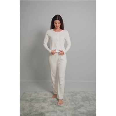 Женская пижама с брюками из ажурного хлопка Happyfox