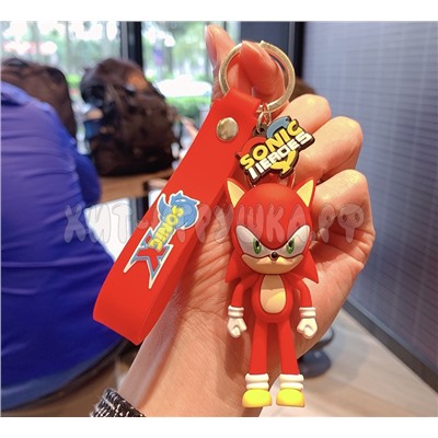 Брелок большой силиконовый с карабином SONIC Соник в ассортименте br_sonic2, br_sonic2