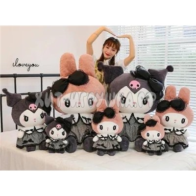 Мягкая игрушка обнимашка аниме Куроми Kuromi Melody 70 см (ВЫБОР ЦВЕТА) 230526-2, 230526-2_pink, 230526-2_black