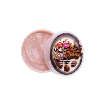 COFFEE Scrub, Banna (КОФЕЙНЫЙ скраб для тела, Банна), 250 мл. - СРОК ГОДНОСТИ ДО 1 ОКТЯБРЯ 2024 ГОДА