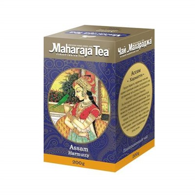 ASSAM HARMUTTY, Maharaja Tea (АССАМ ХАРМАТИ, Махараджа чай), 200 г.