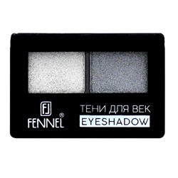 Тени д/век 2цв. FL-2087  т.05 серые+графит Fennel