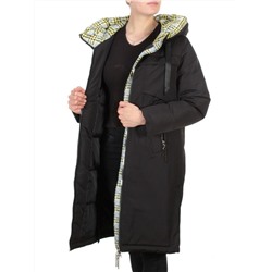 2166 BLACK Пальто зимнее женское MONGEDI (200 гр. холлофайбера) размеры 42-44-46-48-50