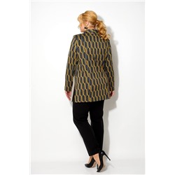 Koketka i K 981-1 горчица+черный, Брюки,  Туника