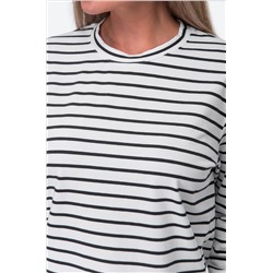 Женский лонгслив в полоску Happyfox