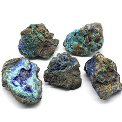 Азурмалахит камень 45*32*28мм, 30-39г