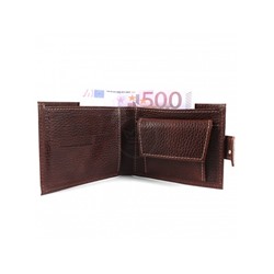 Портмоне мужское Croco-ПР-901 натуральная кожа 2 отд,  4 карм,  коричневый флотер пулл-ап (208)  205059