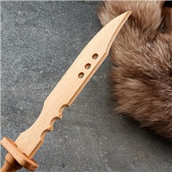 Сувенирное деревянное оружие "Нож самурая", 31 х 4,5 см, массив бука, микс