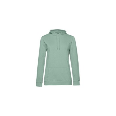 Толстовка с капюшоном женская Hoodie, серо-зеленая