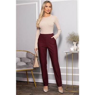 Брюки Беззаботное путешествие (бордовые) Б14388-16М