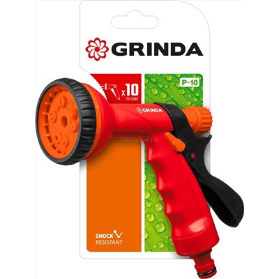Пист-распыл 10 поз GRINDA (8-427373)