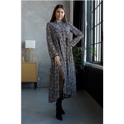Ivera 1095 черный, молочный, Платье