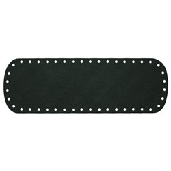Кожа - Дно для сумки 10 х 30 см. Dark green