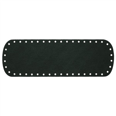 Кожа - Дно для сумки 10 х 30 см. Dark green