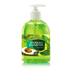 IRIS Aroma Line Мыло жидкое  Авокадо и зеленый чай с дозатором 500мл