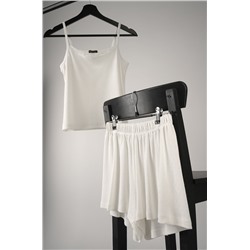 Женская пижама с шортами из ажурного хлопка Happyfox