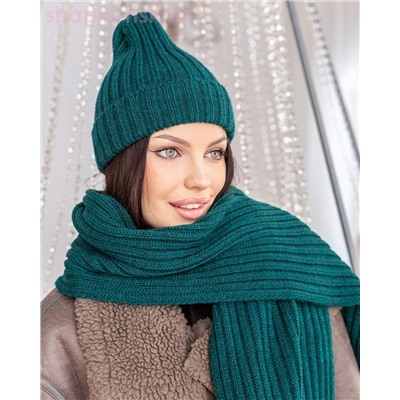 M 1148 S 1148 Комплект женский (колпак+шарф) (56-58)