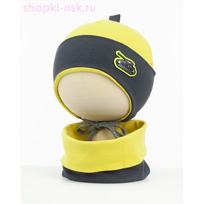 02-26-BT Комплект (шапка+снуд) (46-48)