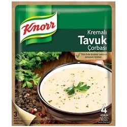 Суп-пюре "Knorr" Kremali Tavuk куриный сливочный 65 гр 1/12