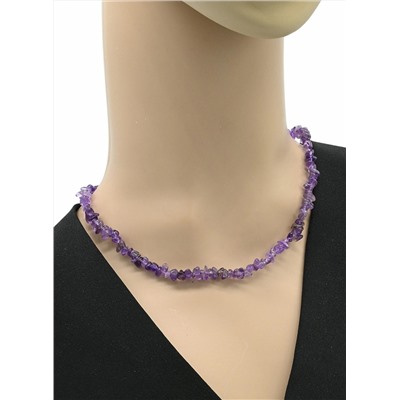 Бусы крошка из аметиста, 39см