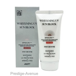 Осветляющий солнцезащитный крем Jigott WHITENING UV SUN BLOCK SPF50+,70мл
