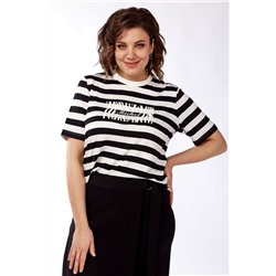 Michel chic 1336 белый-черный, Брюки,  Майка