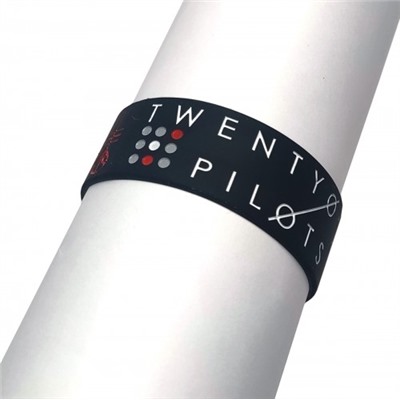 Браслет силиконовый "Twenty One Pilots"