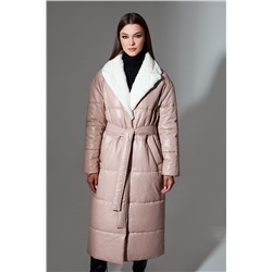 DiLiaFashion 0633 кремовый, Пальто