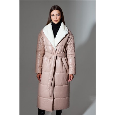 DiLiaFashion 0633 кремовый, Пальто