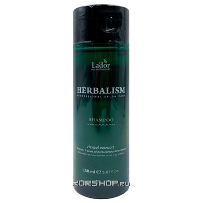 Шампунь для волос с травами Herbalizm Lador, Корея, 150 мл