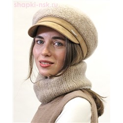 497-ТД Комплект женский (кепка+снуд) (56-58)