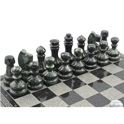 Шахматы подарочные с гравировкой из камня гранит 400*400мм.