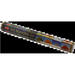 Hem Incense Sticks ALL SEASONS (Благовония ЦВЕТЫ Чампы, Мандарина, Афродезии и Опиума, Хем), уп. 20 палочек.