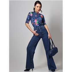 Водолазка Модная история, кокетка