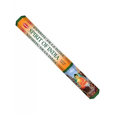 Hem Incense Sticks SPIRIT OF INDIA (Благовония, ДУХ ИНДИИ, Хем), уп. 20 палочек.
